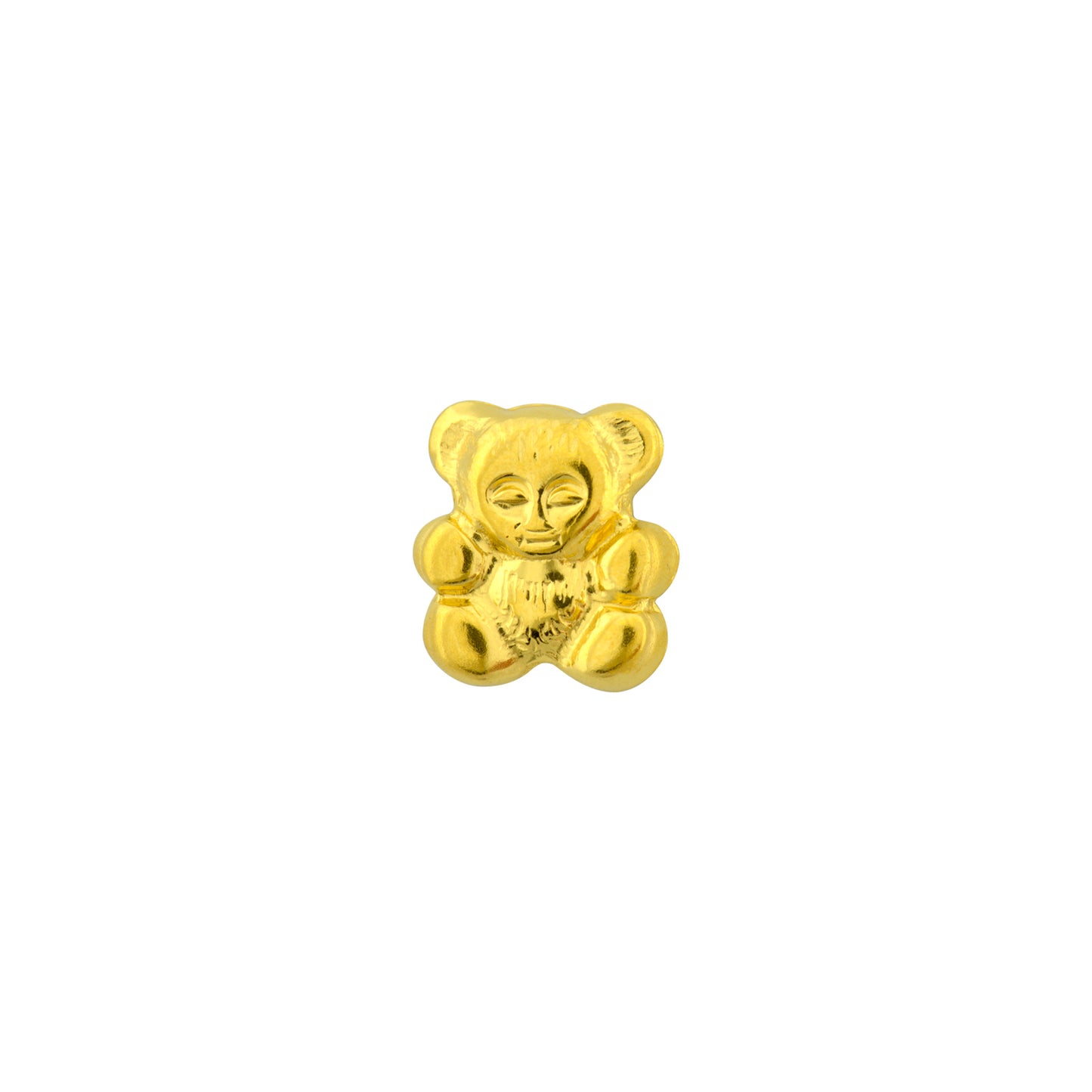 Tiny Tips Teddy Bear Studs - Gold Plated