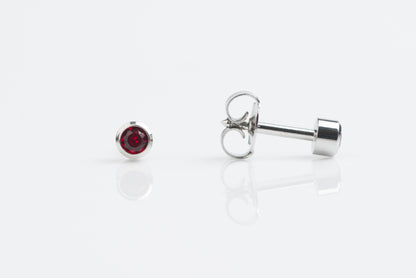 Bezel Crystal Universal Select Carded Piercing Studs