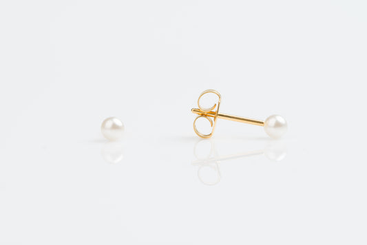 Prong-Set Pearl Sensitive Sterilized Fashion Studs