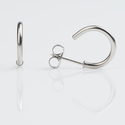 System 75™ Piercing Hoops - 1/2" - Stainless Steel