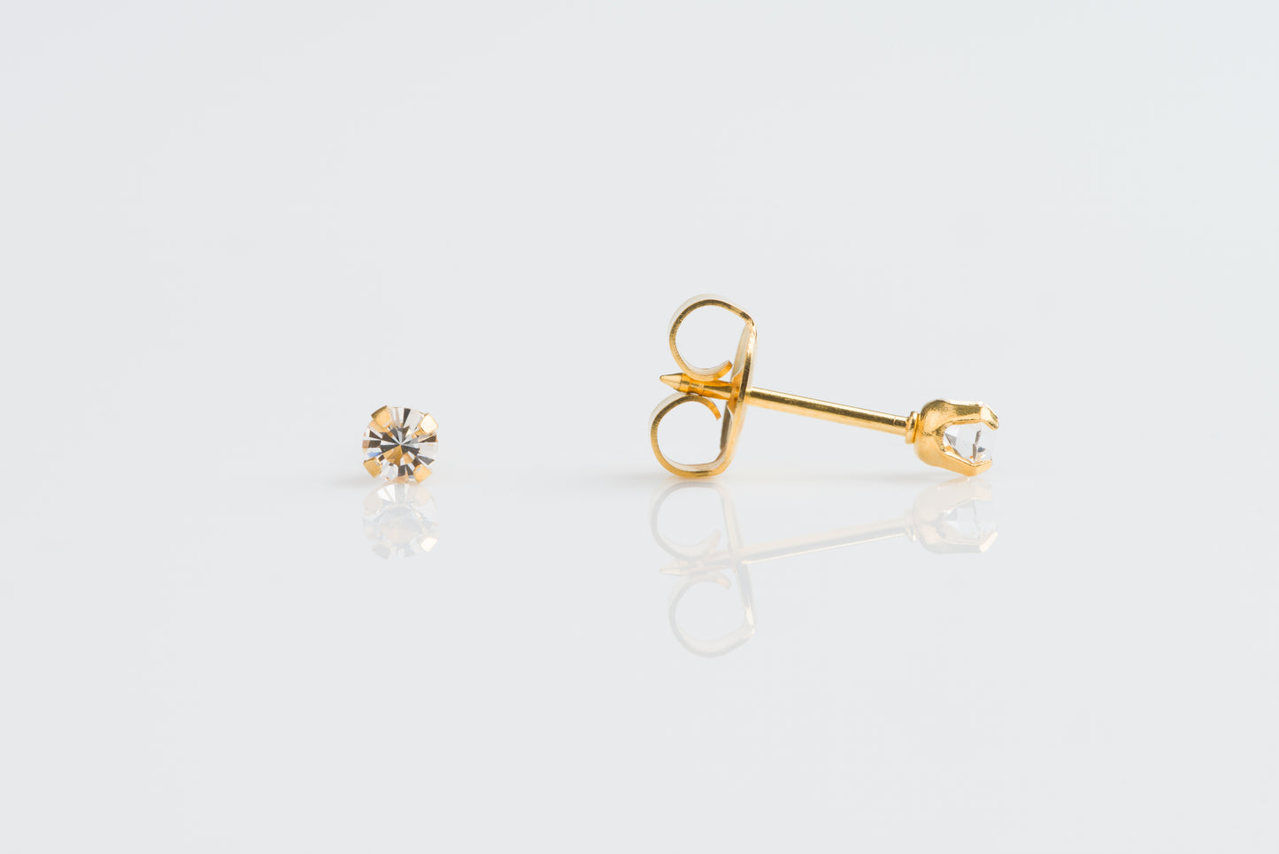 Prong Set Birthstone System 75™ Piercing Studs