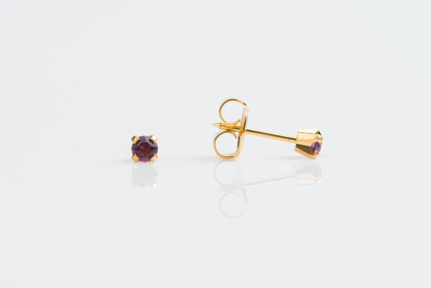 Prong Set Birthstone System 75™ Piercing Studs