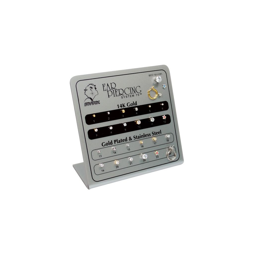 Display Stud System 75™ 14K Gold & Stainless Steel Display – STUDEX®