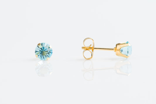 Crystal Sensitive Sterilized Fashion Studs