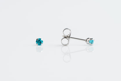 Prong Set Birthstone System 75™ Piercing Studs