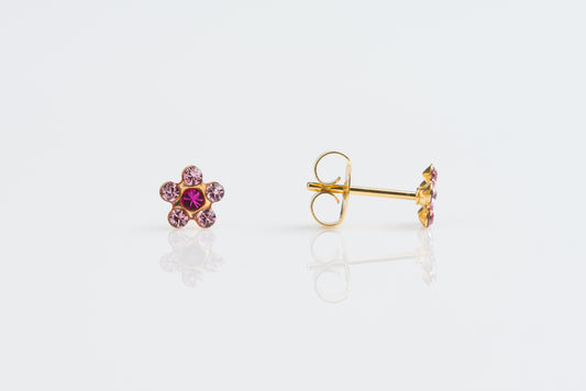 Daisy Cubic Zirconia Sensitive Sterilized Fashion Studs