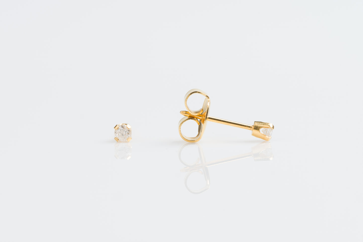 Prong Set Cubic Zirconia System 75™ Piercing Studs