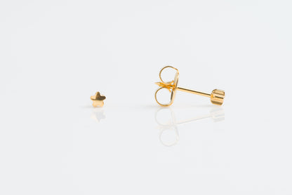 System 75™ Star Piercing Studs - 3mm - Gold Plated