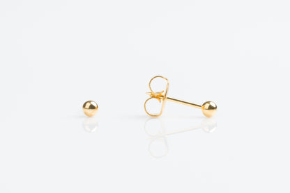 System 75™ Ball Piercing Studs - 3mm - Regular Post - 18K Yellow Gold