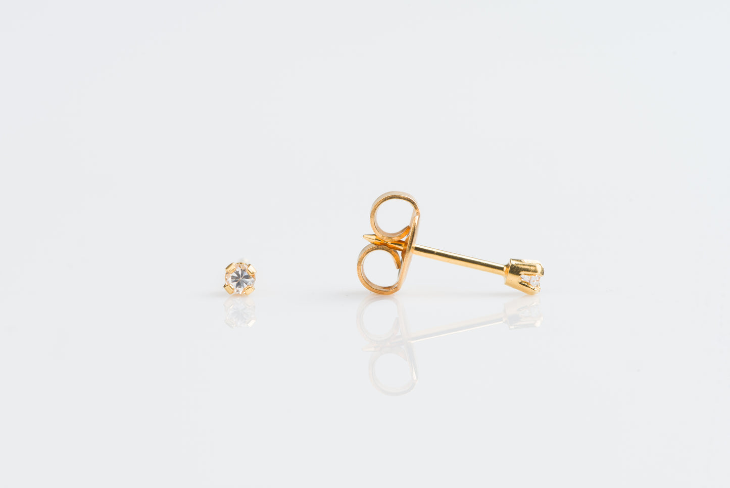 Prong Set Cubic Zirconia System 75™ Piercing Studs