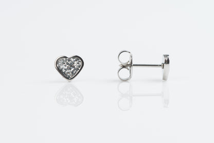 Heart Glitter System 75™ Piercing Studs